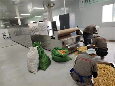 非油炸豬皮微波膨化設備逐漸受到食品行業的青睞