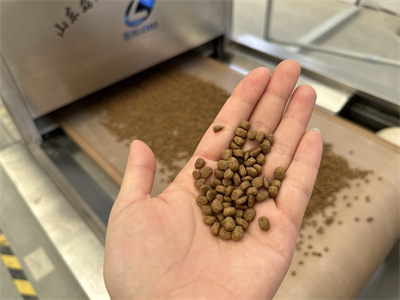 隧道式貓糧微波烘干殺菌設備為了寵物的健康著想