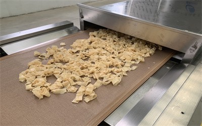 豆皮的自動化連續(xù)烘干生產(chǎn)可以通過微波設備來實現(xiàn)