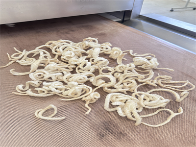 豬皮非油炸微波膨化設備替代了傳統油炸工藝