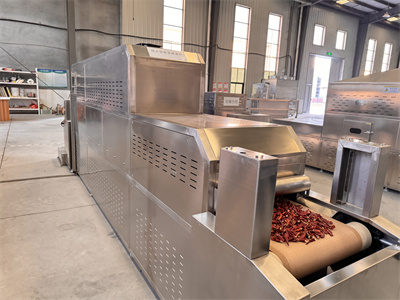 微波烘干隧道爐為辣椒產業的轉型升級提供了有力支撐