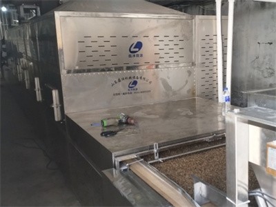 New way of insect drying: application of microwave tunnel oven