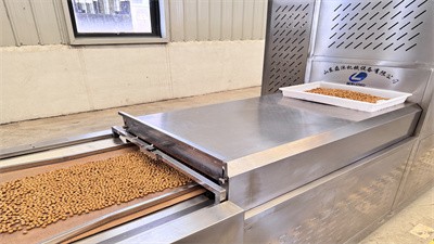 Microwave tunnel oven: an innovative choice for drying cat food