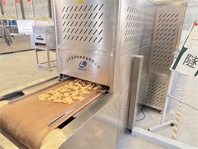 微波膨化設備作為蝦片生產(chǎn)的關鍵設備，革新傳統(tǒng)生產(chǎn)工藝