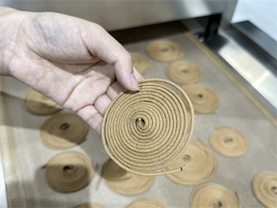 線香的微波烘干定型加工