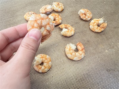 Super delicious microwave grilled dried shrimp