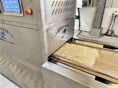 What is the difference between microwave drying and roasting of grains?？
